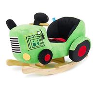 BIECO Peluche Animal mecedor Tractor 60 cm | Mecedora Infantil con cinturón de Seguridad | Mecedora bebé | Mecedora niño pequeño | Mecedora Animal habitación bebé | Mecedora bebé a Partir de 9 Meses