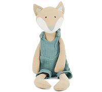BIECO Peluche Zorro de Algodón | Peluche de Muselina y Lino, Patas Largas | Bebé Niño y Niña, Algodón Bebé