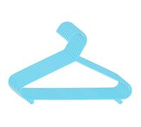 Bieco - Perchas infantiles, colores lisos azul azul claro Talla:8 Stück