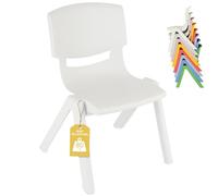 Bieco Silla Infantil a Partir de 1 año hasta 80 kg, apilable, para Interior y Exterior, Silla de jardín para niños a Partir de 3 años a Partir de 2 años, Silla para niños, Silla de plástico, Silla