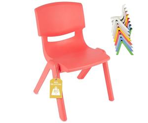 BIECO Silla para niños hasta 80 kg cargable | apilable y antivuelco | para Interior y Exterior | Silla niños Infantil Silla Escritorio Juvenil sillas de plastico Silla niño Silla plastico Infantil