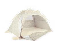 Bieco Tienda de campaña de playa Pop Up XXL - Tienda de campaña rápida con protección UV 80+ - Protección solar & para bebés, niños y familia - Tienda automática para 3 - 4 personas - Flores vintage