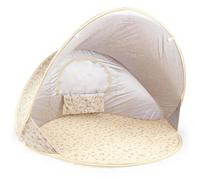 Bieco Tienda de Playa Pop-up Vintage Flowers UV 40+ | Accesorio para Bebés con Protección Solar