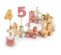 Bieco Tren de Madera con Locomotora Numerada para Niños