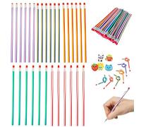 Biegebleifte,bunt Biegebleistift,Lápices Flexibles y Goma de Borrar Kit,30pcs Lápices Flexibles en Color,Lápices Flexibles para Niños,Lápices Mágicos para Niños,Lápices Flexibles y Goma,Doblar Lapiz