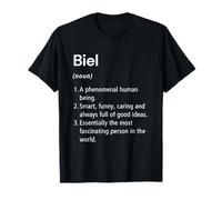 Biel Definición de nombre Diccionario divertido Camiseta