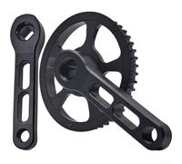 Biela Ciclismo 46T con Guardapolvo Negro | Aleación 6061 , para correa HTD-8M-12, incluye guardapolvo, color negro mate