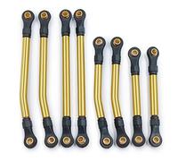 Biela RC Compatible con TRX-4M para Bronco para Defender 1/18 RC Car Parts Kit De Varillaje De Refuerzo De Acero Inoxidable Y Latón