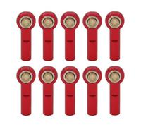 Biela RC para Axial para SCX10 II D90 D110 para Tamiya CC01 1/10 RC Coche Barco Avión Piezas M3 27MM Extremo De Barra Acoplamiento Extremos Rótula(Red)