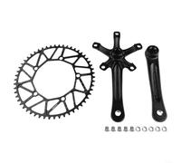 Bielas 130BCD para bicicletas plegables con plato mecanizado CNC de 170 mm de longitud del brazo, ligero y fiable (54T)