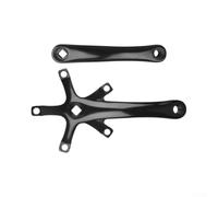 Bielas Ciclismo 165mm 130BCD Aleación Ligera Negra | Aleación 7075 ultra ligera, acabado mate antidesgaste, eje cuadrado para estándar, ideal plegables
