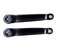 Bielas cuadradas cónicas para bicicletas estacionarias verticales, 16 x 16 mm, construcción de hierro resistente, soporta 200 kg, ergonómica, 165 mm, longitud de manivela, entrenamiento para adultos