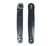 Bielas de acero para bicicleta, 170 mm de longitud, agujero de tornillo, resistente al desgaste para bicicleta estática y deportes de interior