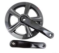 Bielas de aleación de aluminio forjado en frío de 152 mm para bicicletas plegables con tres opciones de conteo de dientes de plato (48T)
