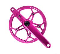 Bielas de aluminio hueco ligero para bicicleta plegable, para dub | Interfaz de bloqueo, compatible con BCD130, araña de montaje directo de tres pernos, para juego de brazo de manivela de