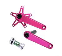 Bielas de aluminio hueco ligero para bicicleta plegable, para dub | Interfaz de bloqueo, compatible con BCD130, araña de montaje directo de tres pernos, para juego de brazo de manivela de