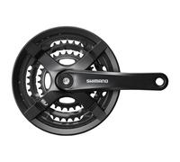 BIELAS DE BICICLETA 6/7/8 VELOCIDADES NEGRO FC-TY501 48/38/28T 170 MM SHIMANO