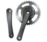 Bielas de bicicleta, rueda de cadena de bicicleta 42T 170mm para Fixie E-bike engranaje fijo