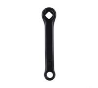 Bielas de hierro de 127 mm para bicicletas estáticas, brazos de manivela izquierda y derecha para fitness en interiores (manivela izquierda + derecha)