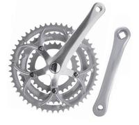 Bielas de triple plato 52/42/30 dientes bicicleta 9 velocidades ( 30 - 42 - 52 )