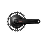 Shimano Bielas Nexus FC-C6000 de 38 Dientes, Color Negro