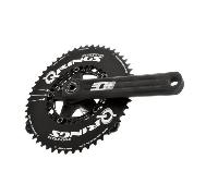 Bielas Rotor 3D+ con medidor de potencia INpower + Platos Q-Rings Aero 50/34, Longitud Biela 172,5 mm