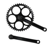 Bielas vintage singlespeed 44 dientes negro para eje cuadrado ( 44 )