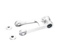 Bieletas de Descenso Ajuste para Yamaha YZ80 YZ85 1993-2025 suspensión Trasera Ajustable Enlace de Descenso Bieletas Descenso Trasero(Silver)