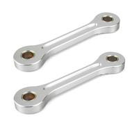 Bieletas de Descenso Bieletas Descenso Trasero Ajuste para Suzuki DRZ400 DR-Z 400 2000-2024 Enlace de Descenso de Aluminio para Motocicleta Inferior 250MM(Silver)