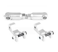 Bieletas de Descenso Bieletas Descenso Trasero Kit de Descenso Delantero y Trasero para Motocicletas Apto para Raptor 350 660 700 TRX400(White)