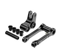 Bieletas de Descenso Enlace de Descenso de suspensión Trasera de 1,5 Pulgadas Apto para Yamaha YZ125 YZ250 2006-2024 YZ125X 2020-2023 YZ250X 2016-2023 WR250F WR450F Bieletas Descenso Trasero(Black)