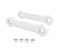 Bieletas Descenso Trasero Enlaces de Descenso Compatible con Yamaha DT230 1997 1998 DT 230, Kit de eslabones de Bajada para Motocicleta, varillaje de caída de suspensión Trasera(Silver)