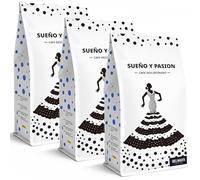 BIELIMARTI SUEÑO Y PASION Pack Café Gourmet 100% Arábica Premium - Café excelente - Tueste Artesanal - descafeinado, Suave con cuerpo - Aroma Rico y Sabor Excepcional - (750gr MOLIDO)