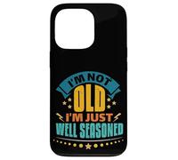 Bien Sazonado Divertido Día de los Abuelos Humor Jubilación Carcasa para iPhone 13 Pro
