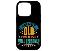 Bien Sazonado Divertido Día de los Abuelos Humor Jubilación Carcasa para iPhone 14 Pro