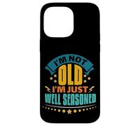 Bien Sazonado Divertido Día de los Abuelos Humor Jubilación Carcasa para iPhone 14 Pro Max