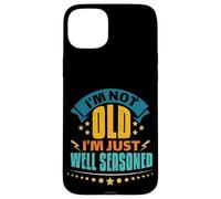 Bien Sazonado Divertido Día de los Abuelos Humor Jubilación Carcasa para iPhone 15 Plus