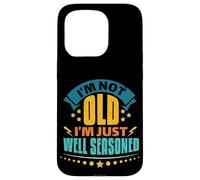 Bien Sazonado Divertido Día de los Abuelos Humor Jubilación Carcasa para iPhone 15 Pro