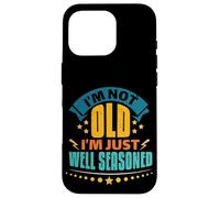 Bien Sazonado Divertido Día de los Abuelos Humor Jubilación Carcasa para iPhone 16 Pro