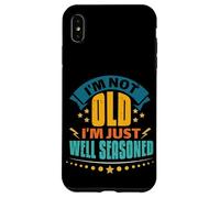 Bien Sazonado Divertido Día de los Abuelos Humor Jubilación Carcasa para iPhone XS Max