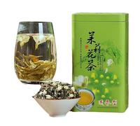 Bien Té de Fujian Jazmín Té Verde China Original Buen Té Té Verde Orgánico Natural Comida Verde sin Aditivos (250g Lata)