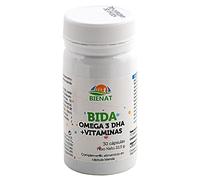 BIENAT BIDA - DHA 460mg por capsula - Mas Complejo Vitaminas B - Magnesio - CQ10 - Capsulas con 550mg - Energia y Rendimiento - Omega 3 DHA