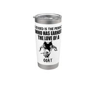 bienaventurada la persona que se ha ganado el amor de una Vaso térmico de acero inoxidable de doble pared