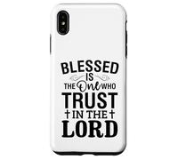 Bienaventurado el Que confía en el Señor Amor Cristiano Carcasa para iPhone XS MAX