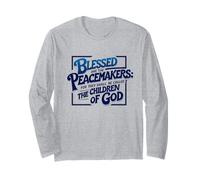 Bienaventuranzas. versículo de la Biblia, Cita Positiva Manga Larga