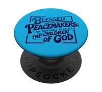 Bienaventuranzas. versículo de la Biblia, Cita Positiva PopSockets PopGrip Adhesivo