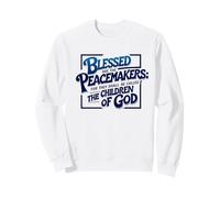 Bienaventuranzas. versículo de la Biblia, Cita Positiva Sudadera