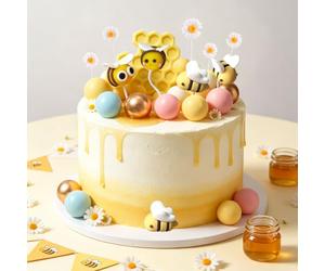biene kuchention honigkamm gender reveal kuchenaufsatz