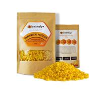 Bienenbiya® 200g 100% Cera de Abeja Pura sin aditivos, Cera de Abeja Orgánica para Velas, Ungüentos, Cosméticos, Jabones, Toallas de Cera de Abeja