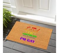 Bienvenida Alfombra El Señor Es Mi Pastor Y Sabe Que Soy Gay Muy Suave Estera Interior Súper Absorción De Agua Alfombras para Dormitorio Comedor Fiesta 60X40Cm